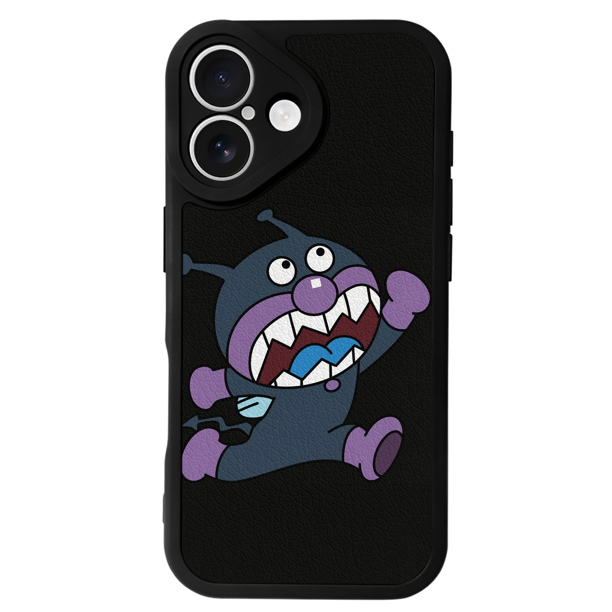 （画像用） アンパンマン Anpanman 【iPhone 16シリーズ対応】シリコンスマホケース（レザー調） 材質：シリコン